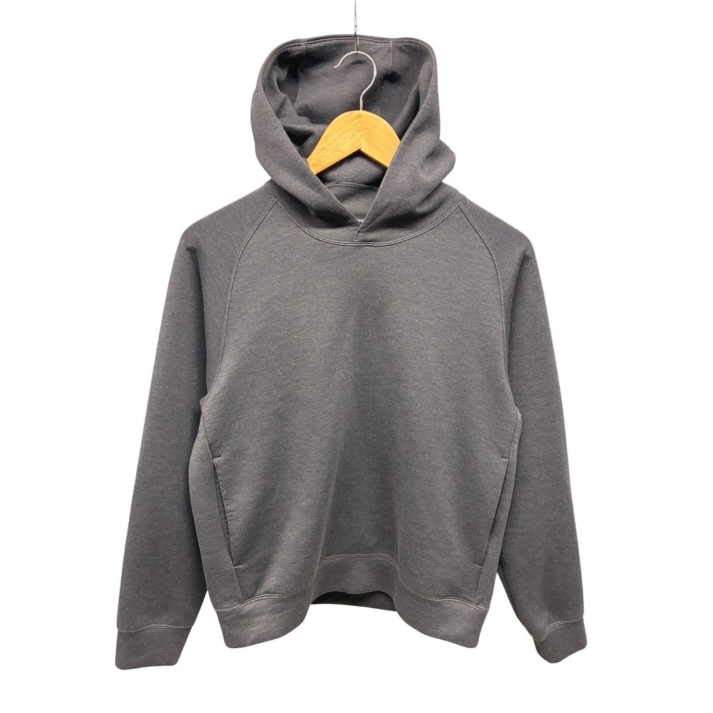 Uniqlo Pullover Hoodie Sweatshirt Womens XXS Gray Activewear Fleece Casual